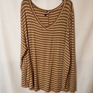 Glitzy Girl Striped Shirt